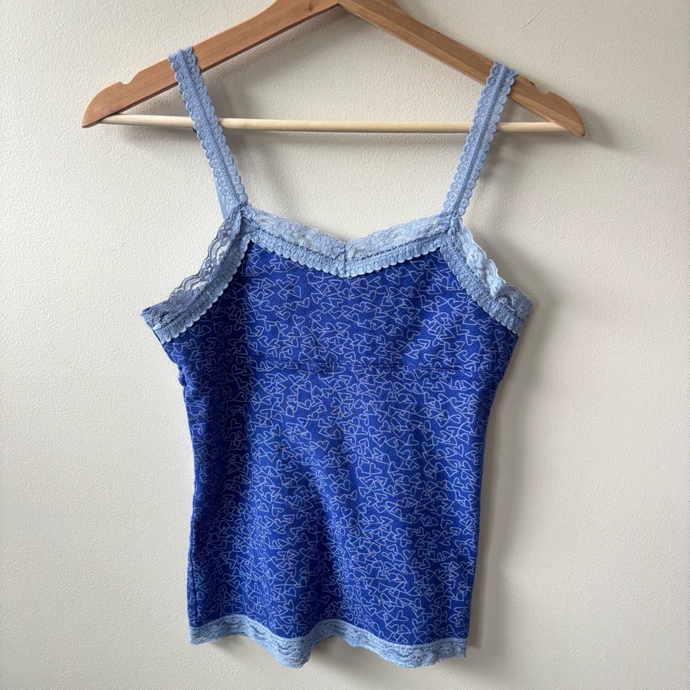 Old Navy Y2K Blue Heart Cami